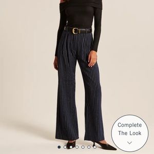 Abercrombie & fitch pinstripe trousers